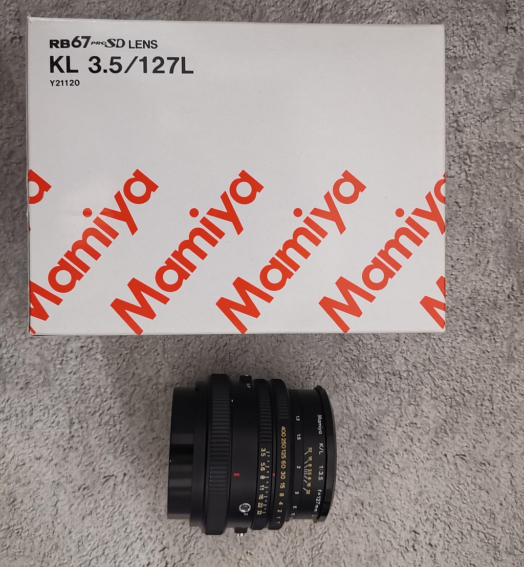 Объектив Mamiya K/L 127 mm F/3.5 L + Коробка фото №1