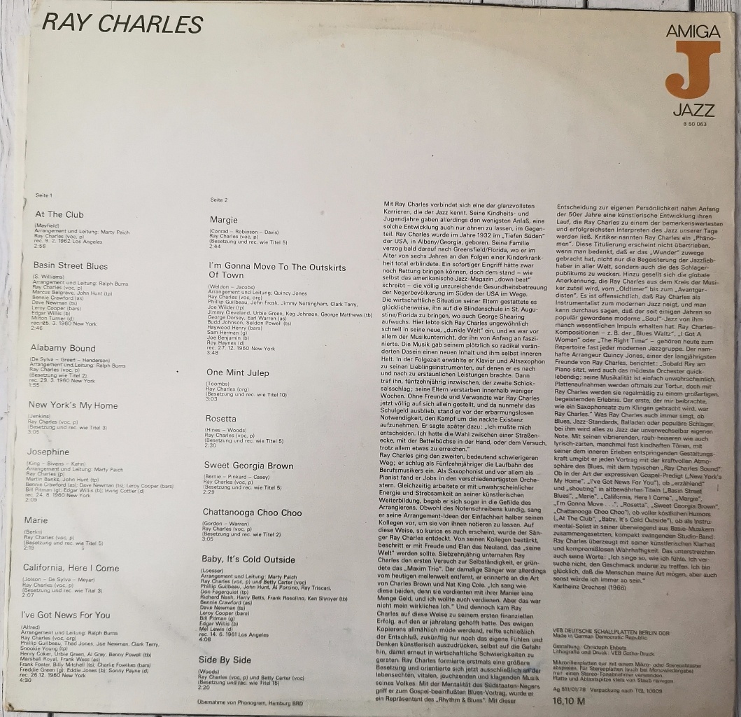 Ray Charles - Ray Charles фото №2